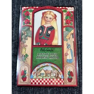 Little Red Riding Hood Paper Doll Set 1992 Vintage NWT Peck-Gandre‎ Fairy Tale